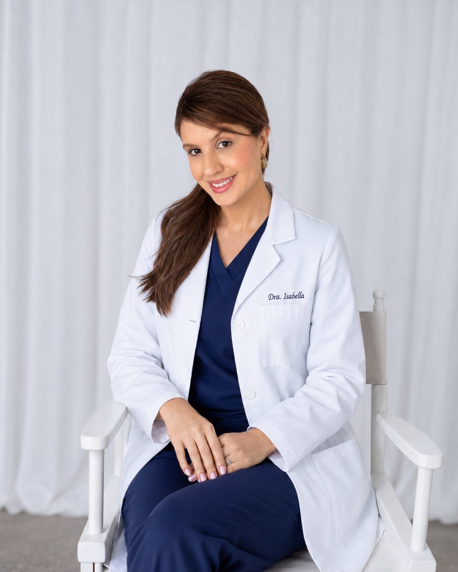 Dra. Isabella Neres em consultório